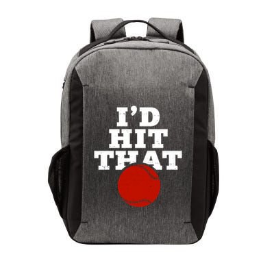 I'd Hit That Baseball Lover Funny Vector Backpack