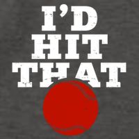 I'd Hit That Baseball Lover Funny Vector Backpack
