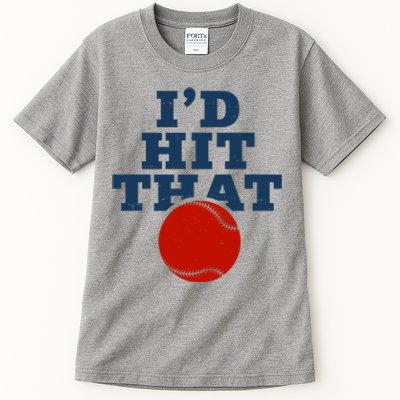 I'd Hit That Baseball Lover Funny Tall T-Shirt