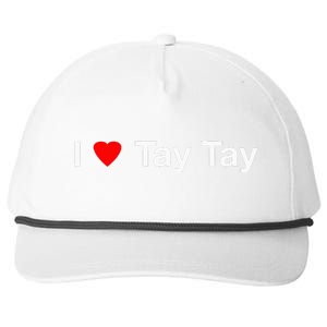 I Heart Tay Tay Snapback Five-Panel Rope Hat