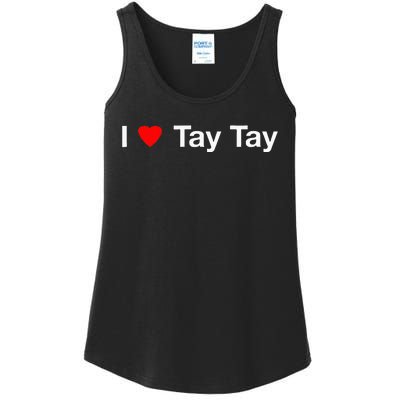 I Heart Tay Tay Ladies Essential Tank