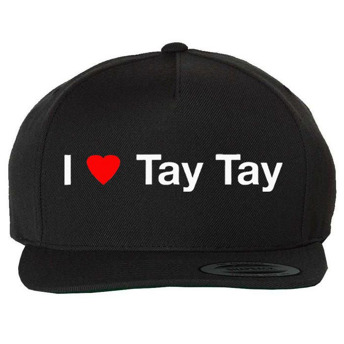 I Heart Tay Tay Wool Snapback Cap