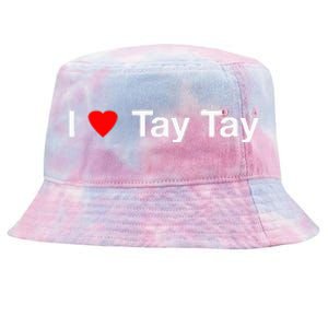 I Heart Tay Tay Tie-Dyed Bucket Hat