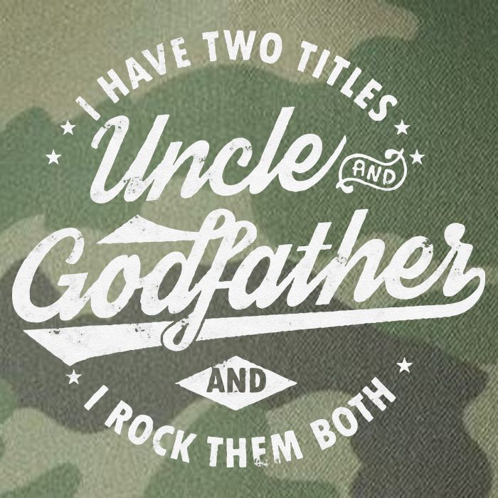 I Have Two Titles Uncle and Godfather and I Rock Them Both Legacy Tie Dye Trucker Hat