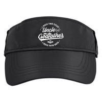I Have Two Titles Uncle and Godfather and I Rock Them Both Adult Drive Performance Visor