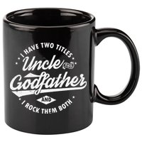 I Have Two Titles Uncle and Godfather and I Rock Them Both 11oz C Handle Ceramic Mug