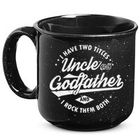 I Have Two Titles Uncle and Godfather and I Rock Them Both 15oz Campfire Ceramic Mug