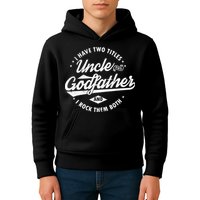 I Have Two Titles Uncle and Godfather and I Rock Them Both Kids Hoodie