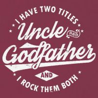 I Have Two Titles Uncle and Godfather and I Rock Them Both 16oz Travel Tumbler