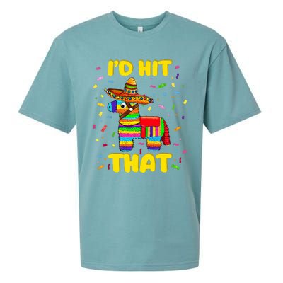 Id Hit That Pinata Pinata Costume Cinco De Mayo Party Sueded Cloud Jersey T-Shirt