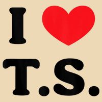I Heart TS Zip Tote Bag