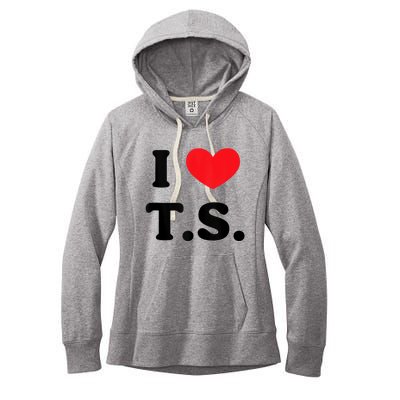 I Heart TS Women's Fleece Hoodie