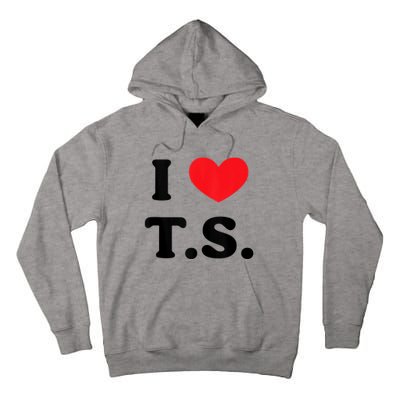 I Heart TS Tall Hoodie