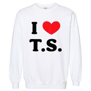 I Heart TS Garment-Dyed Sweatshirt