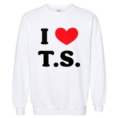 I Heart TS Garment-Dyed Sweatshirt