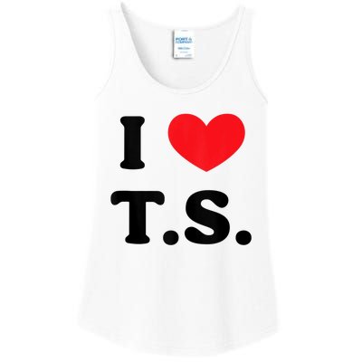 I Heart TS Ladies Essential Tank