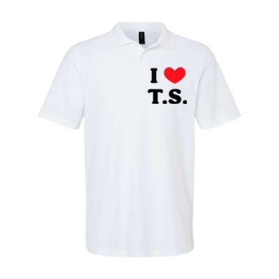 I Heart TS Softstyle Adult Sport Polo