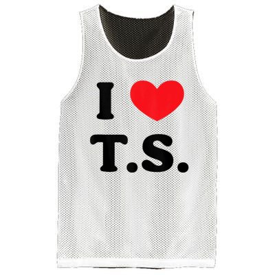 I Heart TS Mesh Reversible Basketball Jersey Tank