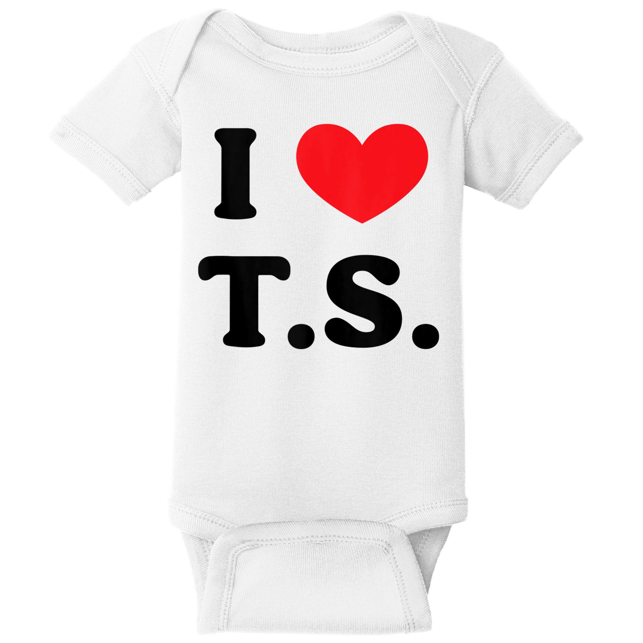 I Heart TS Baby Bodysuit