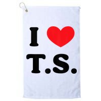 I Heart TS Golf Towel
