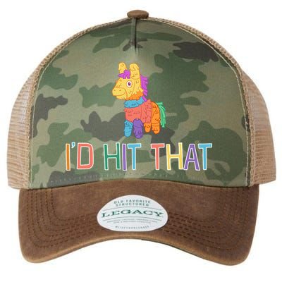 I'd Hit That Pinata Funny Legacy Tie Dye Trucker Hat
