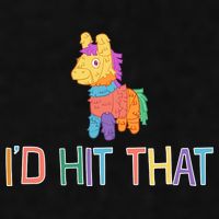 I'd Hit That Pinata Funny Ladies PosiCharge Tri-Blend Wicking Tank