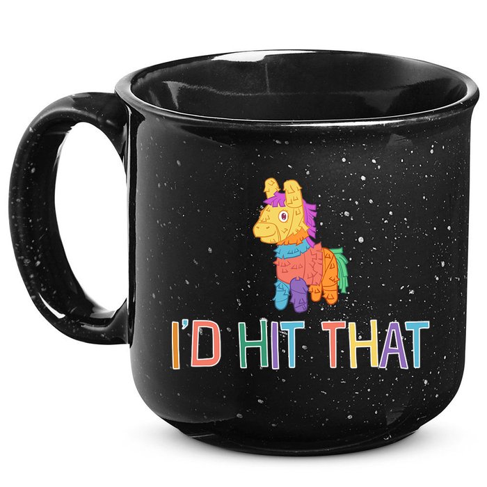 I'd Hit That Pinata Funny 15oz Campfire Ceramic Mug