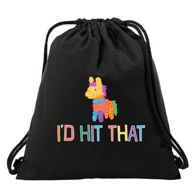 I'd Hit That Pinata Funny Drawstring Bag