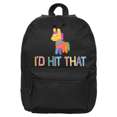I'd Hit That Pinata Funny 16 in Basic Backpack