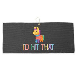 I'd Hit That Pinata Funny Large Microfiber Waffle Golf Towel