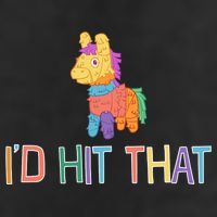 I'd Hit That Pinata Funny Golf Towel