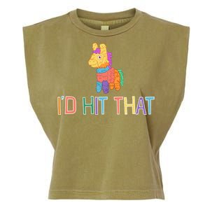 I'd Hit That Pinata Funny Garment-Dyed Women's Muscle Tee