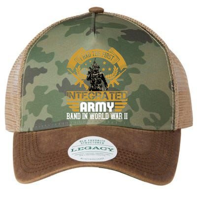 I Had The First Integrated Army Band In World War II Legacy Tie Dye Trucker Hat