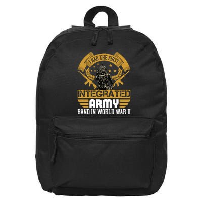 I Had The First Integrated Army Band In World War II 16 in Basic Backpack
