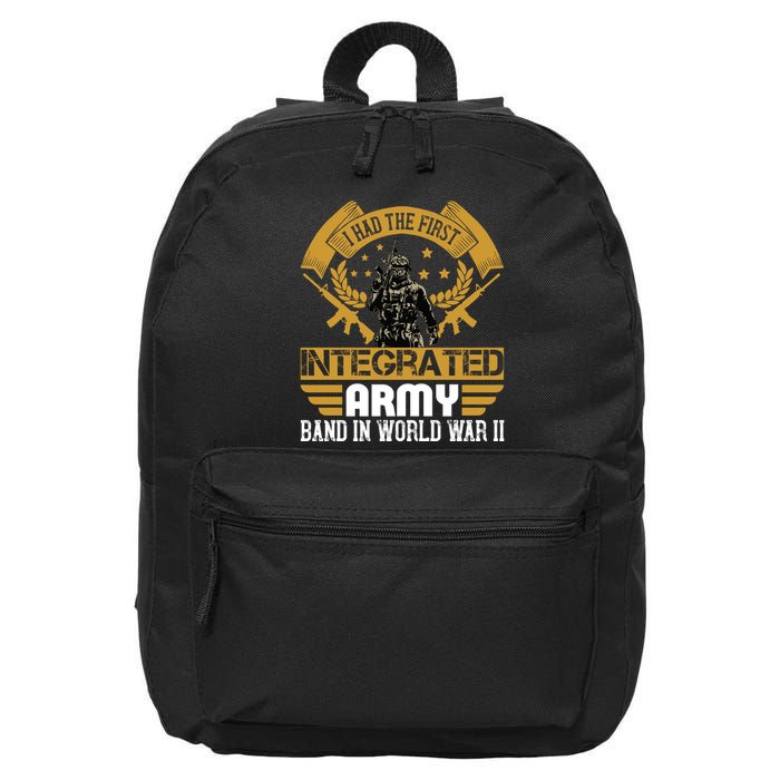 I Had The First Integrated Army Band In World War II 16 in Basic Backpack