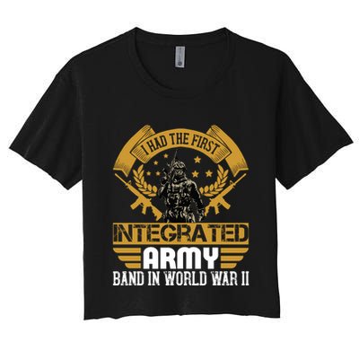 I Had The First Integrated Army Band In World War II Crop Top