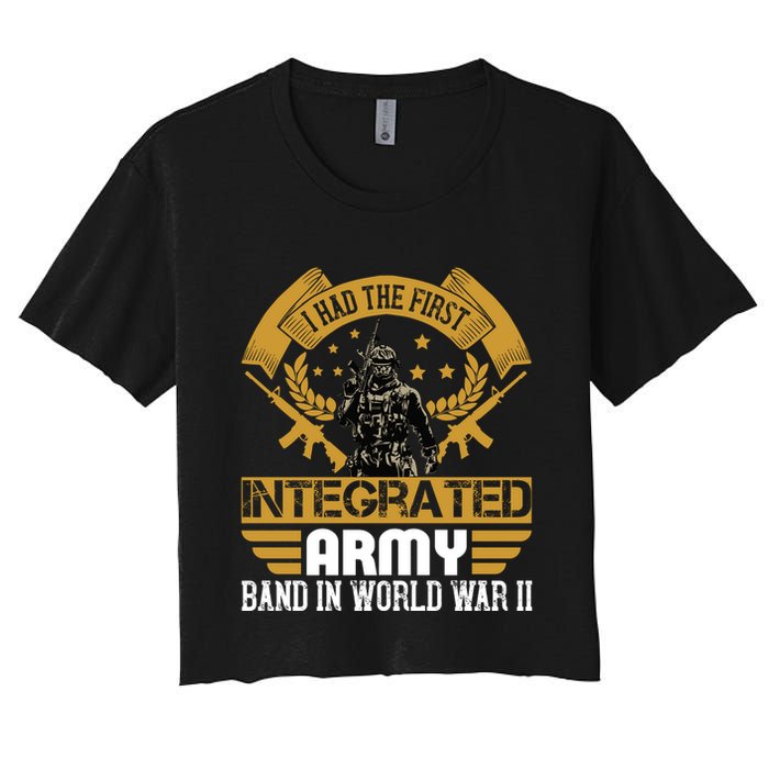 I Had The First Integrated Army Band In World War II Crop Top