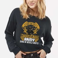 I Had The First Integrated Army Band In World War II Cropped Pullover Crew
