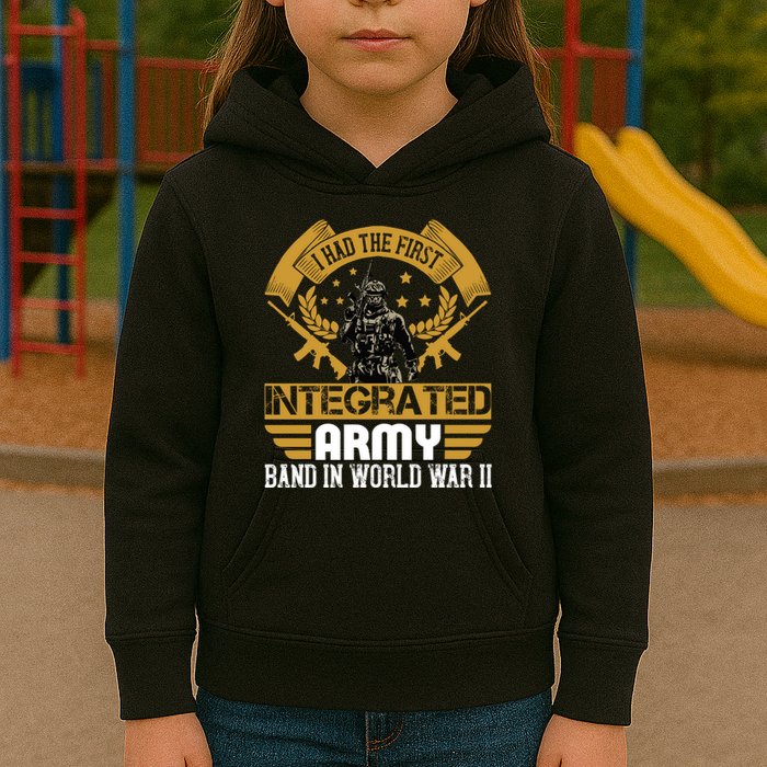 I Had The First Integrated Army Band In World War II Kids Hoodie