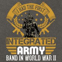 I Had The First Integrated Army Band In World War II Cotton Canvas Backpack