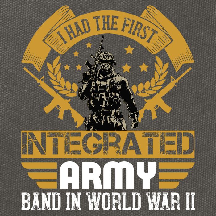 I Had The First Integrated Army Band In World War II Cotton Canvas Backpack