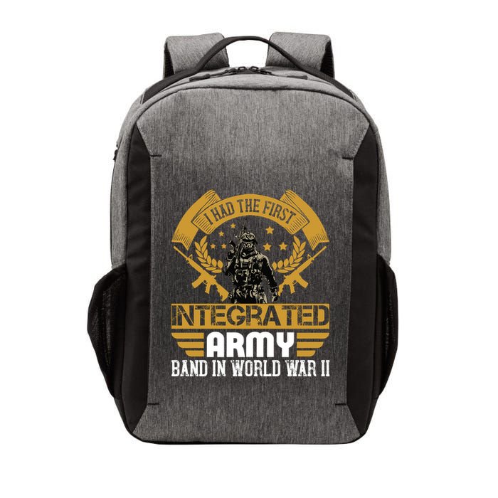 I Had The First Integrated Army Band In World War II Vector Backpack