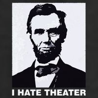 I Hate Theater Abraham Abe Lincoln Funny President Meme Adult Drive Performance Visor