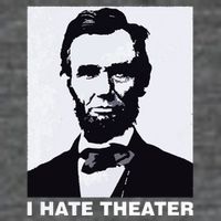 I Hate Theater Abraham Abe Lincoln Funny President Meme 7-Panel Snapback Hat