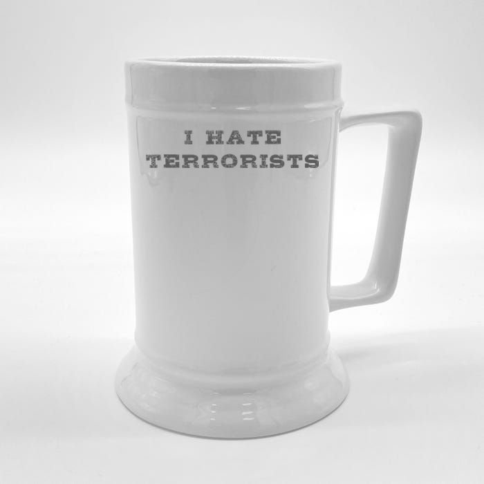 I Hate Terrorists Beer Stein