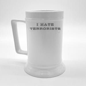 I Hate Terrorists Beer Stein