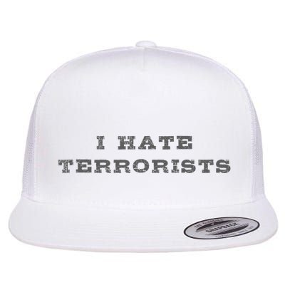 I Hate Terrorists Flat Bill Trucker Hat