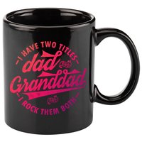 I Have Two Titles Dad And Granddad Gift For Funny Grandpa Gift 11oz C Handle Ceramic Mug