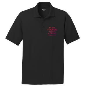 I Have Teaching In My Veins And Jesus In My Heart Teacher Gift PosiCharge RacerMesh Polo