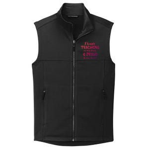 I Have Teaching In My Veins And Jesus In My Heart Teacher Gift Collective Smooth Fleece Vest